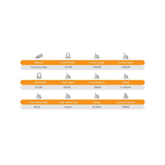 اتش تي،كرسي متحرك،كهربائي،20 انش،خفيف الوزن،بطارية ليثيوم،قابل للطي،اسود،KR8803