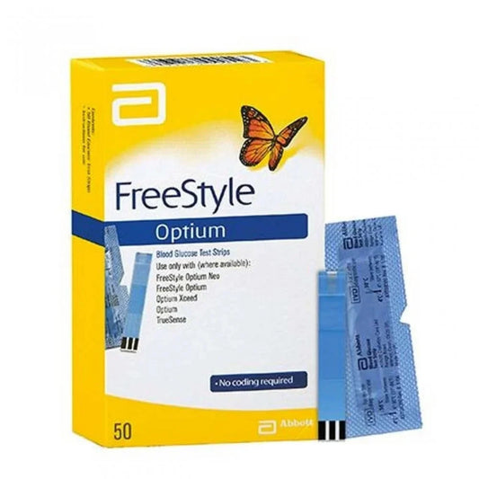 فري ستايل اوبتيوم ،شرائط فحص سكر الدم، 50 شريط