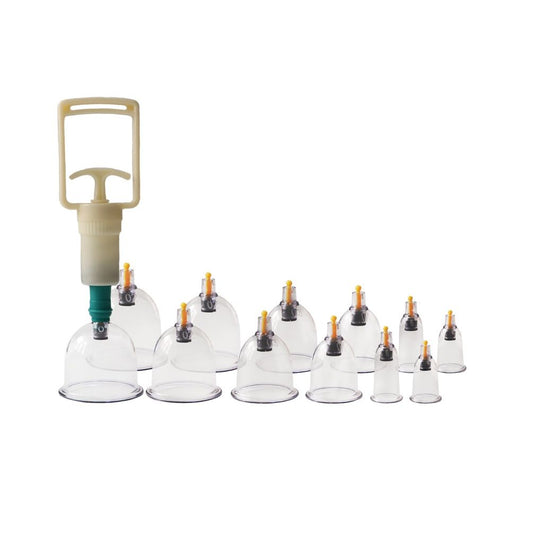 الحجامة الإسلامية،كاسات حجامة عدد 12 قطعة،فوائد صحية،آمنة وعملية