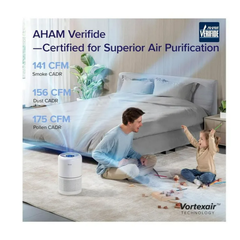 ليفويت،منقي هواء،يغطي مساحة لغاية50م2،فلترH13 HEPA،مع جهاز استشعار جودة الهواء، أبيض،Core 300S