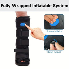 جبيرة قدم هوائية،مقاس M،طويلة،بديلةللجبس،خفيفة الوزن،جودة عالية