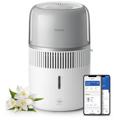 فيليبس،منقي هواء،يغطي مساحة لغاية56م2،ترطيب بالبخار،ذكي،استهلاك طاقة منخفض،أبيض،HU5710/00