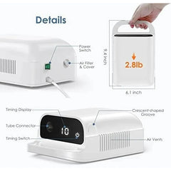 أي ام كير،جهاز استنشاق البخار،رقمي،مقبض لسهولة الحمل،شاشة ديجيتال،CNB69011