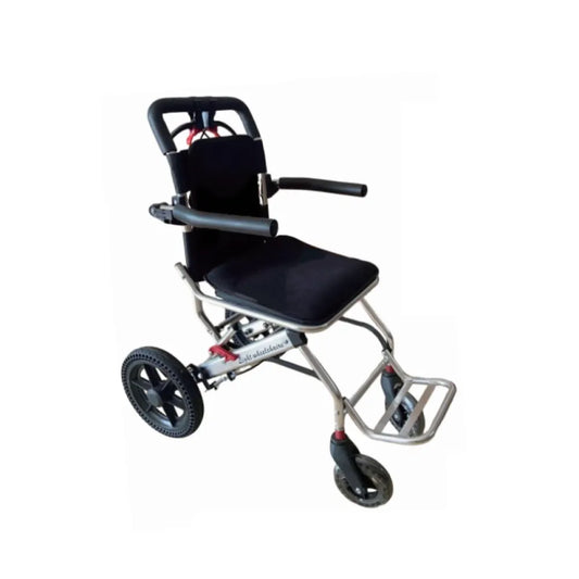 اتش تي،كرسي طيارة،مقاس40،المنيوم،مقاوم للصدأ،خفيف الوزن،سهل الطي و التخزين،اسود،NQW020-1