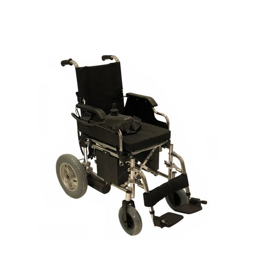 كرسي كهربائي،عرض المقعد 35 سم،سهل التخزين قابل للطي،أسود،DY01111A-35