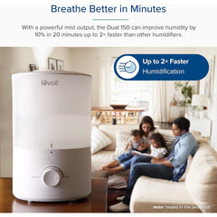ليفويت،مرطب هواء،مع موزع زيوت عطرية،يعمل لمد 25ساعة،بخار بارد،خزان مياه بسعة 3 لتر،أبيض،LUH-D302-WAE