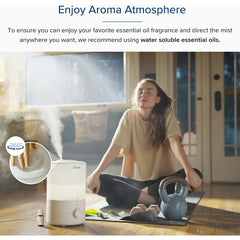 ليفويت،مرطب هواء،مع موزع زيوت عطرية،يعمل لمد 25ساعة،بخار بارد،خزان مياه بسعة 3 لتر،أبيض،LUH-D302-WAE