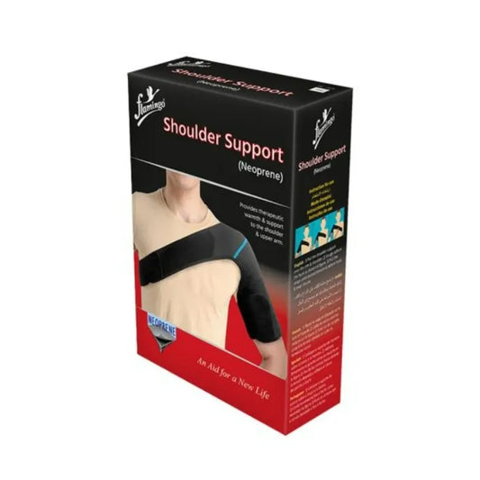 فلامينغو،دعامة كتف النيوبرن،مقاس 105-135، دعم قوي،اسود،OC2372