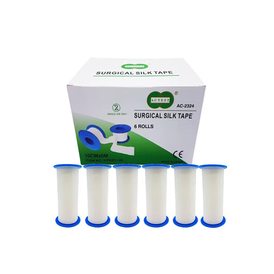 اكتيست،شريط حريري جراحي،مقاس5*10،عدد6 شرائط،HPSST-100