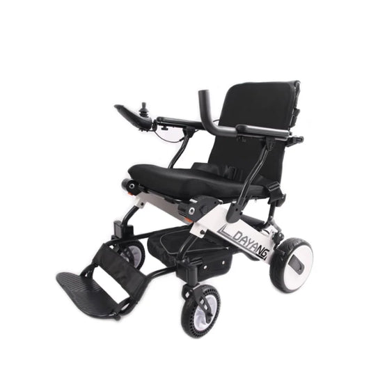 كرسي كهربائي،عرض المقعد 46سم،وسادة مريحة ومسند رأس قابل للتعديل،اسود،DY01105