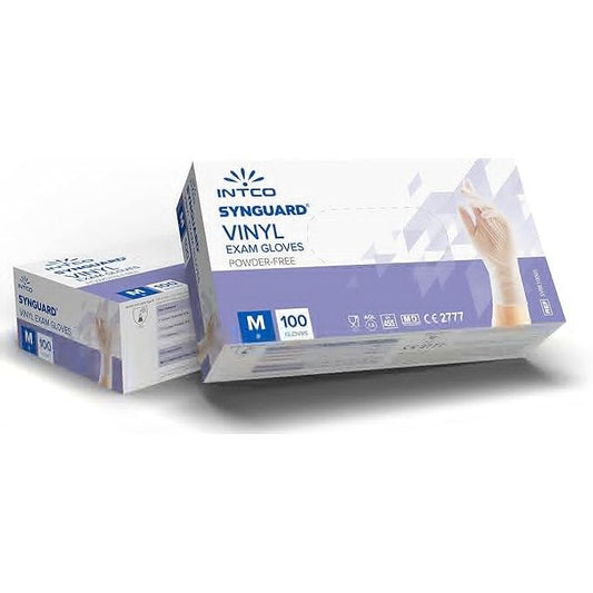 انتكو،قفازات فينيل،مقاسL،خالي من البودرة،عدد100حبة