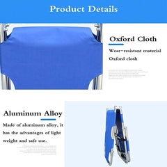 نقالة مريض،بدون عجلات،قابلة للطي،أزرق،NF-F3