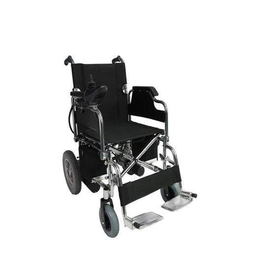 كرسي كهربائي،عرض المقعد 56 سم،سهل التخزين قابل للطي،اسود،DY01111A-56