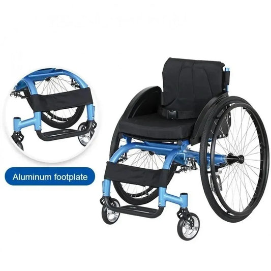 كرسي طبي متحرك، رياضي، عرض المقعد 38،سهلة التحكم، إطار خفيف الوزن،KY778L-A-38