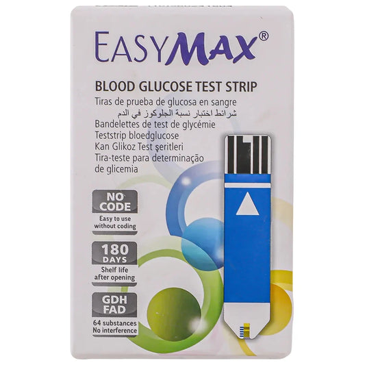 ايزي ماكس،شرائط قياس سكر الدم،نتائج دقيقة،50شريط