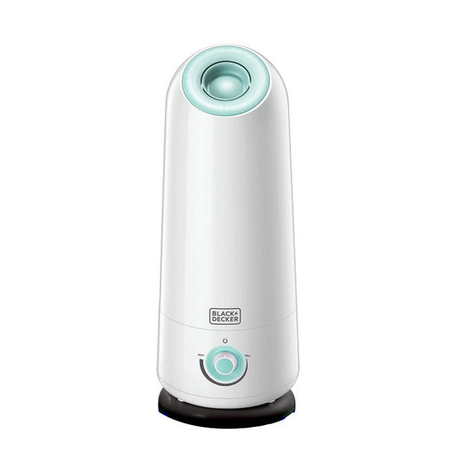 بلاك أند ديكر،مرطب هواء،سعة 5 لتر،يغطي مساحة430قدمًا مربعًا،يعمل بالموجات فوق الصوتية،أبيض،HM5000-B5