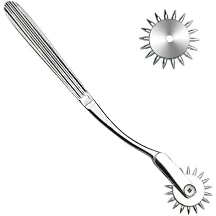 كلينيكا،مطرقة عصبية دائرية،مصنوعة من الفولاذ المقاوم للصدأ،فضي،WM05508