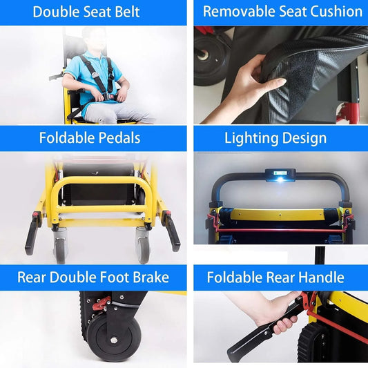 كرسي درج كهربائي،أمان عالي،فرامل خلفية ،NF-WD02