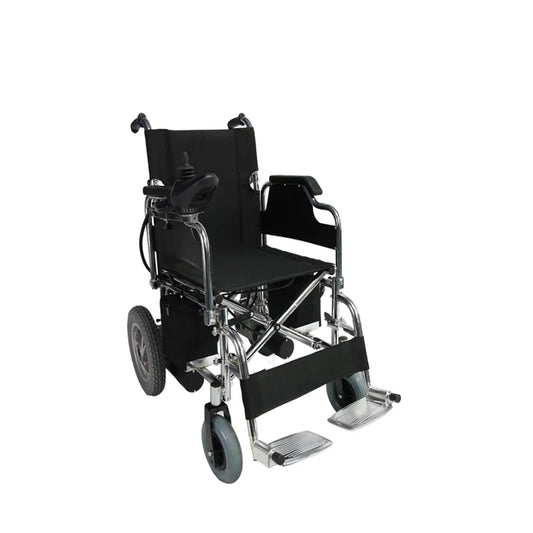 كرسي كهربائي،عرض المقعد 41 سم،سهل التخزين قابل للطي،اسود،DY01111A-41