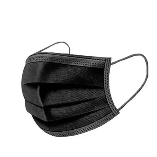 أمان الصحة،كمامةطبية،ثلاث طبقات،مقاومة للماء،مناسبة لجميع انواع البشرة،أسود،عدد50