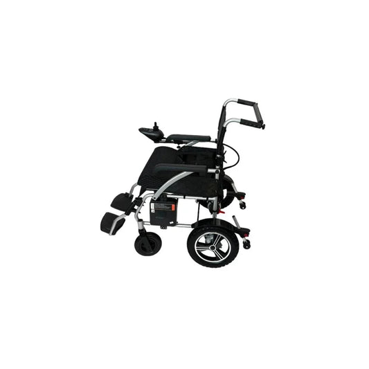 كرسي كهربائي،عرض المقعد 46سم،خفيفة الوزن،قابل للطي،اسود،DY01114