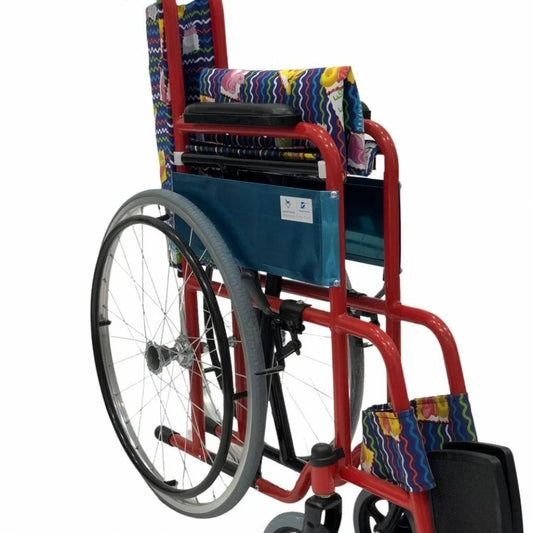 كرسي متحرك للأطفال، عرض المقعد 35 سم ، تصميم جذاب،بنية متينة وعملية،ملون DY01802E-35