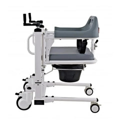 كرسي حمام متحرك، يدوي،عرض المقعد مقاس 46 سم،قفل مزدوج وحزام الأمان،DY077600