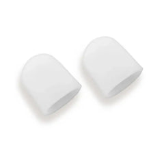 اتش تي،واقي اصبع القدم،مصنوع من السيلكون،يزيل مشاكل الأظافر الناتجة عن الأحذية الضيقة والمدببة،ابيض،HTF1019