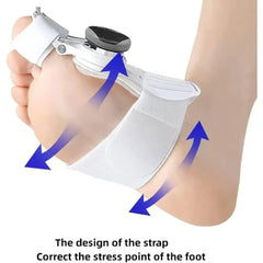 اتش تي،داعم ابهام،مطور،تخفيف آلام عظام القدم،مدعومة بوسادة سيليكون ناعمة،ابيض،HTF1001A