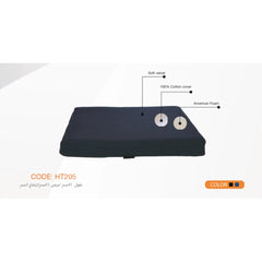 اتش تي،مقعد فوم ،مربع،ميموري فوم،يقلل من الم اسفل الظهر،توزيع كتلة الجسم،HT205XL