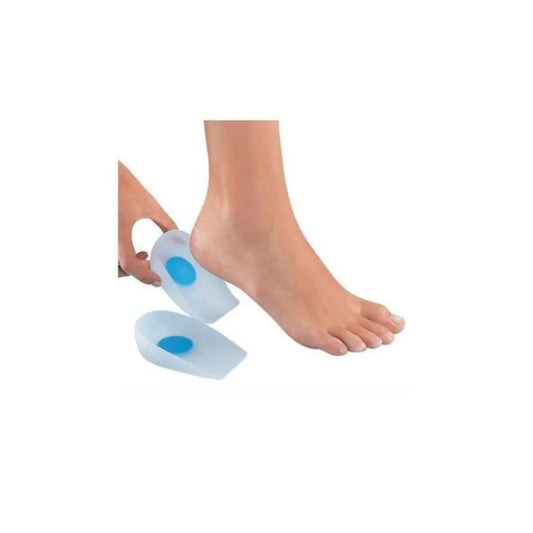 اتش تي،كعب سيلكون،سهلة الارتداء،لتخفيف الام كعب القدم والشوكة العظمية،شفاف،HTF1005