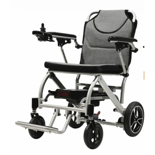 اتش تي،كرسي متحرك،كهربائي،18 انش،خفيف الوزن،بطارية ليثيوم،قابل للطي،رمادي،KR8802