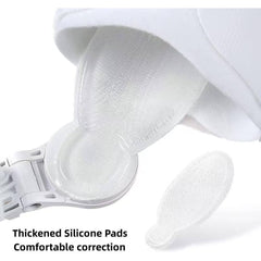 اتش تي،داعم ابهام،مطور،تخفيف آلام عظام القدم،مدعومة بوسادة سيليكون ناعمة،ابيض،HTF1001A