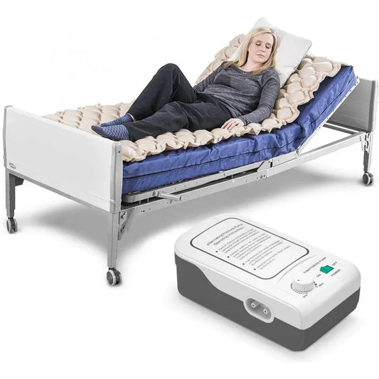 مرتبة هوائية كرات مع مضخة،لعلاج تقرحات الفراش،بيج