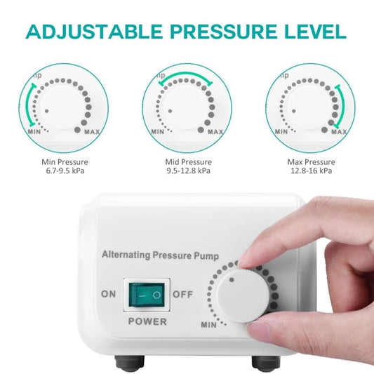 اتش تي،مرتبة هوائية،كرات،أبعاد المرتبة 7×90×200سم.مزودة بجهاز نفخ لضخ الهواء،تمنع التقرحات و الألم،بيج،FU-AM001