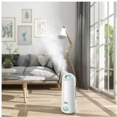 بلاك أند ديكر،مرطب هواء،سعة 5 لتر،يغطي مساحة430قدمًا مربعًا،يعمل بالموجات فوق الصوتية،أبيض،HM5000-B5