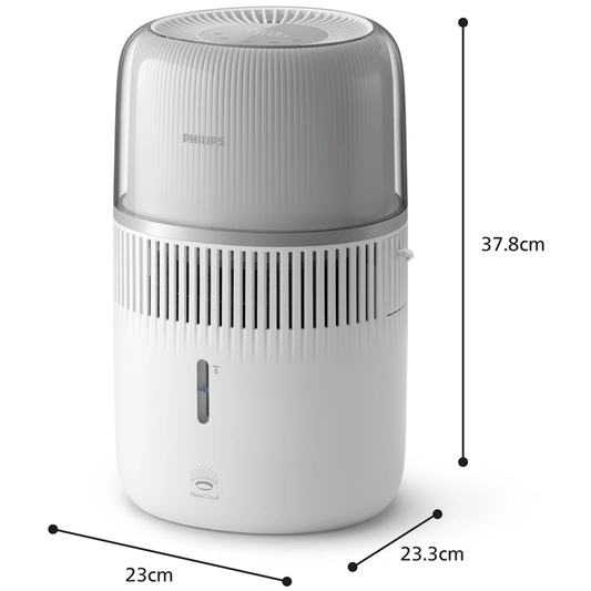فيليبس،منقي هواء،يغطي مساحة لغاية56م2،ترطيب بالبخار،ذكي،استهلاك طاقة منخفض،أبيض،HU5710/00
