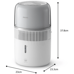 فيليبس،منقي هواء،يغطي مساحة لغاية56م2،ترطيب بالبخار،ذكي،استهلاك طاقة منخفض،أبيض،HU5710/00