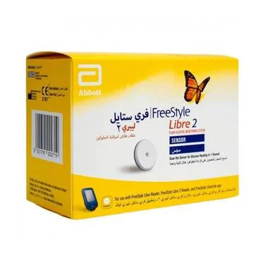 فري ستايل ليبرى 2، حساس قياس السكر بالدم ،خفيف ، قراءات دقيقة، ابيض