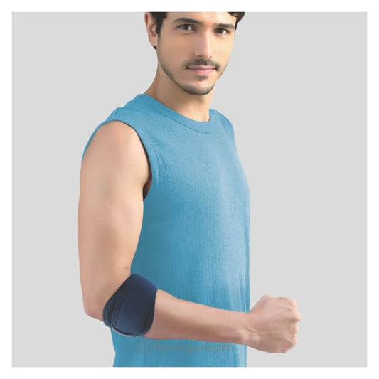 فلامينغودعامة كوع للتنس،مقاس عالمي،أسود،OC2383