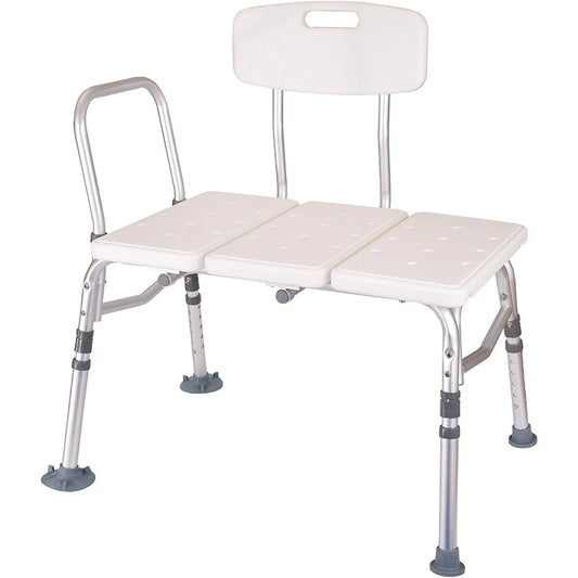 كرسي استحمام،عريض،مع ساند و ظهر، أبيض،DY03799 L