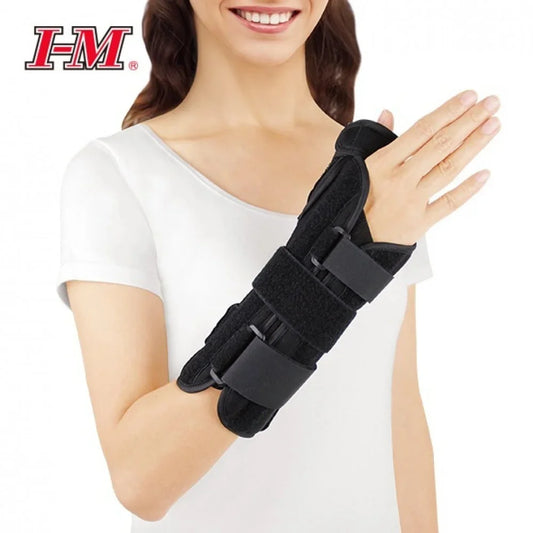 أي ام،جبيرة ساعد مع ابهام،10 بوصة،مقاس S،13-15 CMيمين،أسود،EH-308-S