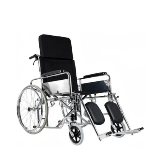 كرسي متحرك،عرض المقعد 51 سم، مساند قدم قابلة للتعديل،اسود ،DY01903GC