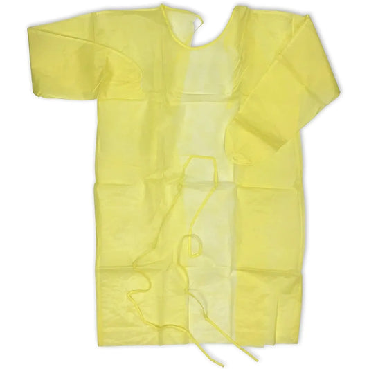 كينميد،بدلة حماية،10قطع ،مقاسL،راحةوخفة،تعقيم عالي الجودة ،أصفر