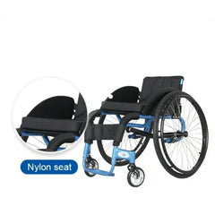 كرسي طبي متحرك، رياضي، عرض المقعد 38،سهلة التحكم، إطار خفيف الوزن،KY778L-A-38