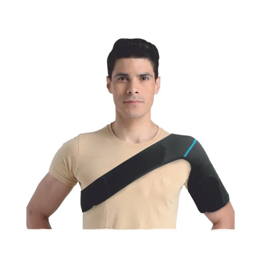 فلامينغو،دعامة كتف النيوبرن،مقاس 105-135، دعم قوي،اسود،OC2372