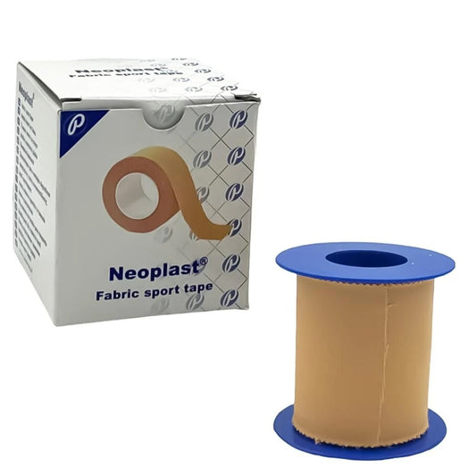 نيوبلاست،بلاستر رول،قماش،مقاس2.5cm *5 yds،بيج،حبة