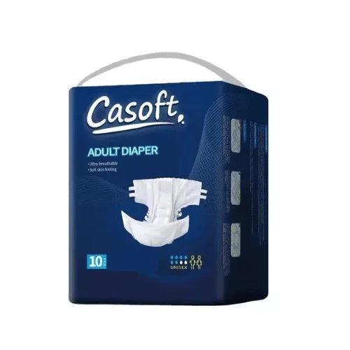 كاسوفت ، حفائض  كبار السن، 10 قطع بالكيس ، مقاس XL، عالية الإمتصاص،LCAD001-XL